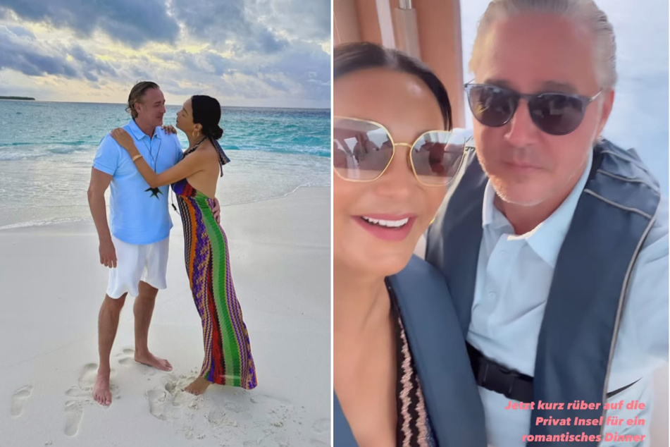 Verona (55) und Franjo Pooth (54) verbringen einen traumhaften Liebesurlaub auf den Malediven.