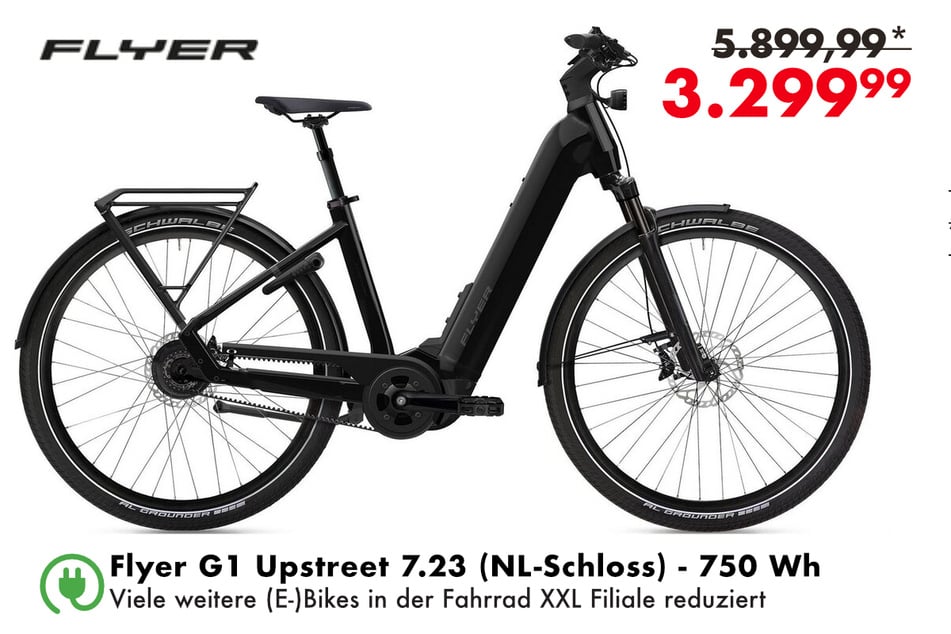 Flyer G1 Upstreet 7.23 (NL-Schloss) - 750 Wh