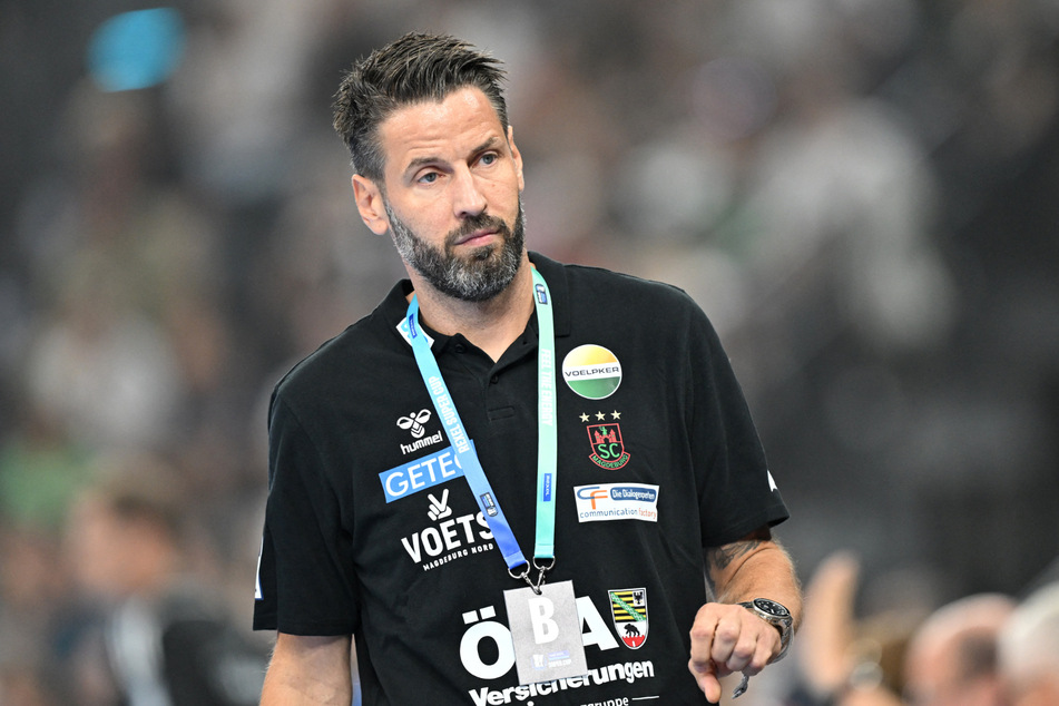 SCM-Coach Bennet Wiegert (44) ist mit der Leistung seiner Mannschaft sehr zufrieden.