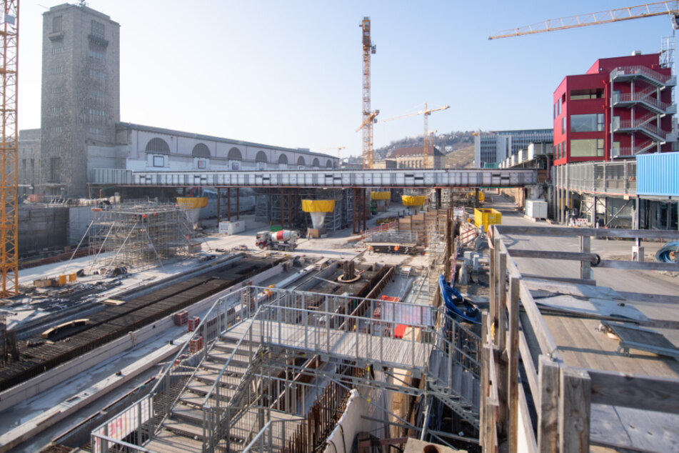 Fast alles steht in der Corona-Krise still, doch für Stuttgart 21 wird weiter gebaut