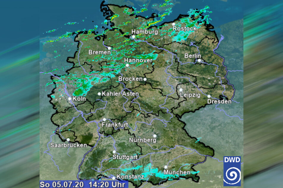 Vor allem im Norden und Nordwesten Deutschlands ist es bis Montag teilweise stürmisch.