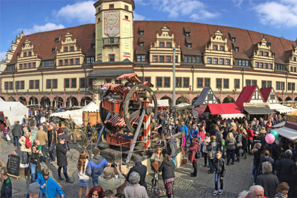In diesem Jahr startet der Leipziger Ostermarkt wieder durch – zuletzt hat er 2019 stattgefunden.