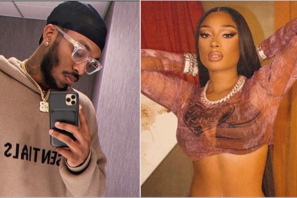 Megan Thee Stallion's fans defended on after her ex, Pardison Fontaine (l.), dropped a diss track taking jabs at her.