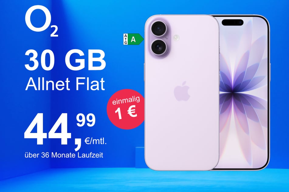 Das neue iPhone 17 inkl. 30 GB Datenvolumen für nur 1 Euro exklusiv bei o2.