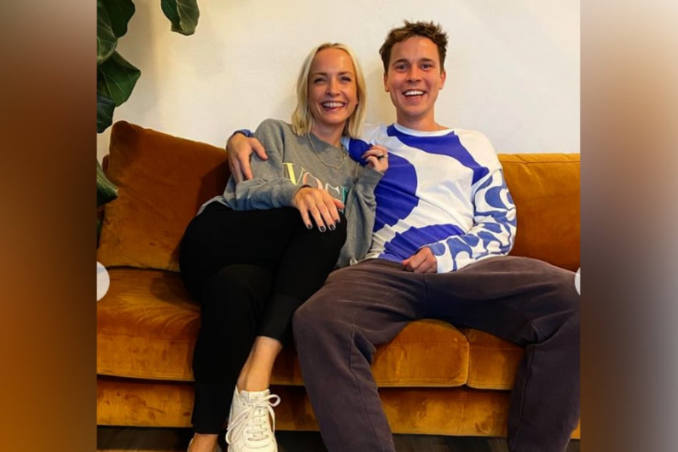 Moderatorin Janin Ullmann (39) und DJ Felix Jaehn (27).