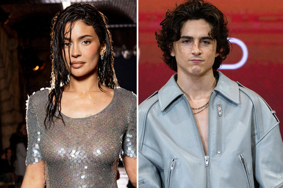 Kylie Jenner (l.) and Timothée Chalamet's relationship status appears up in the air after the reality star shot down any talk of him in a new interview.