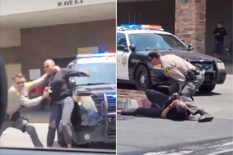 Two California sheriffs are under investigation after being caught on film using excessive force on a Black couple they suspected of robbery.