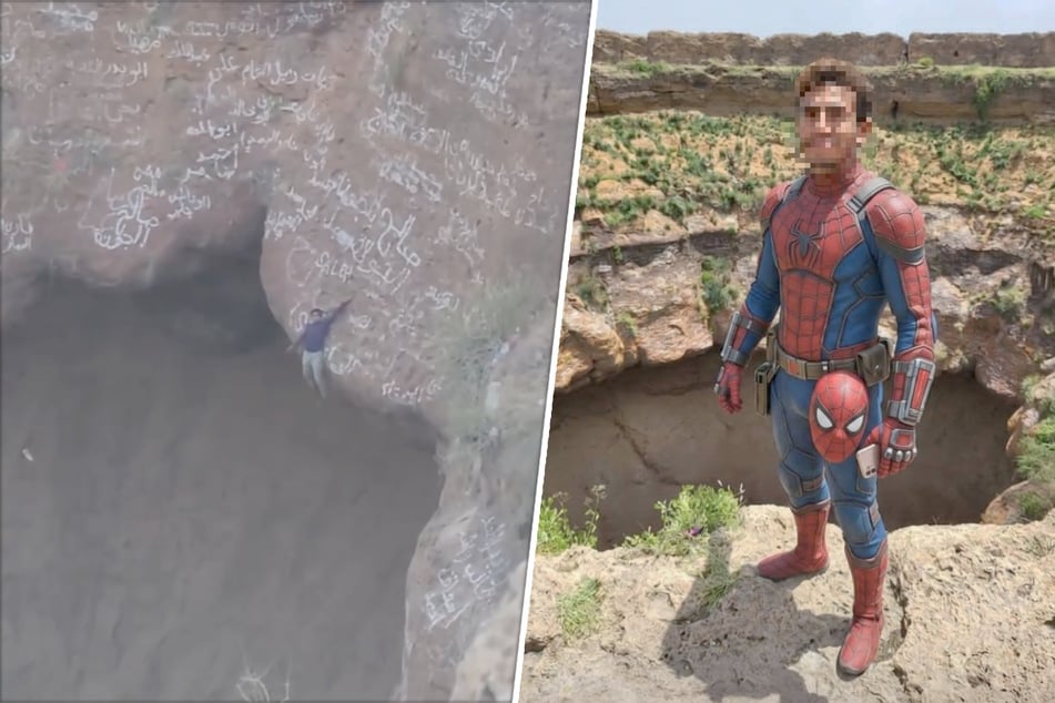 Schockierendes Video: "Spider-Man" stürzt vor laufender Kamera in den Tod