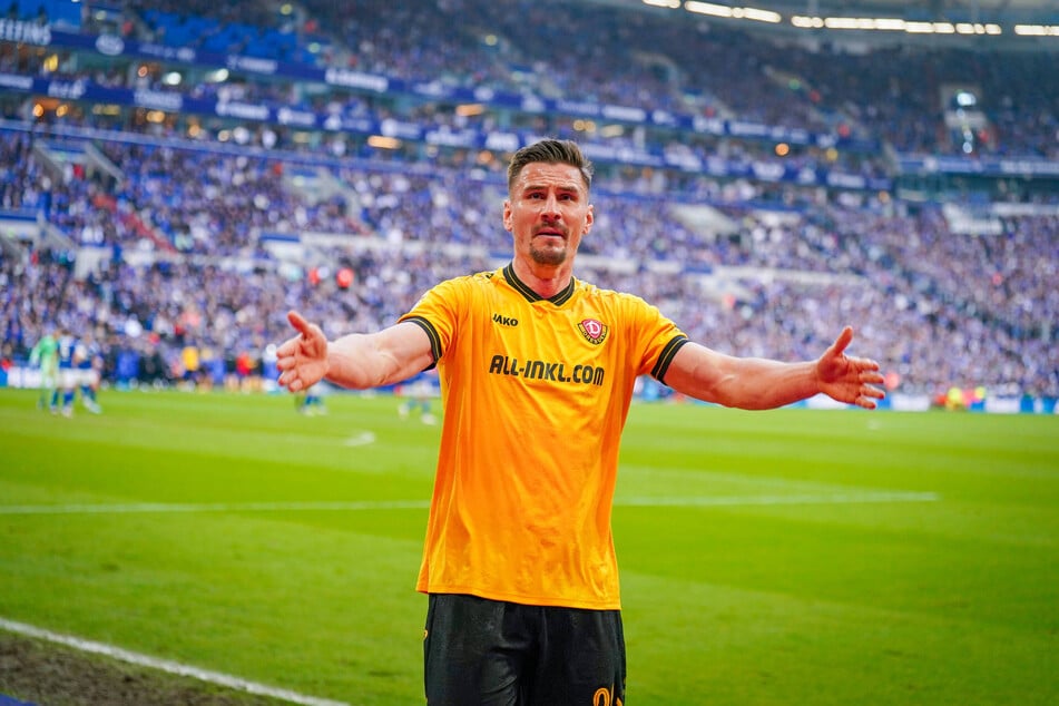 Leader auf und neben dem Platz: Dynamo-Kapitän Stefan Kutschke.