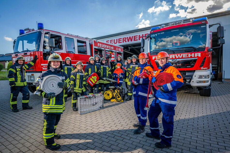 Die Freiwillige Feuerwehr Grünhainichen gewann dank eines Videos der Jugendwehr einen Wettbewerb von Landesfeuerwehrverband und Lotto.