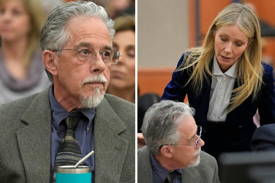 Terry Sanderson (l) admitted that his lawsuit against Gwyneth Paltrow over a 2016 ski crash wasn't worth it.