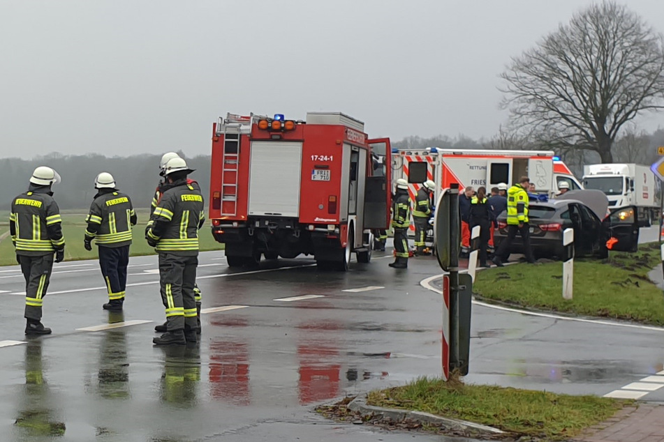 Bei einem Unfall in Bockhorn sind am Donnerstag zwei Menschen verletzt worden, darunter ein zehnjähriges Mädchen.