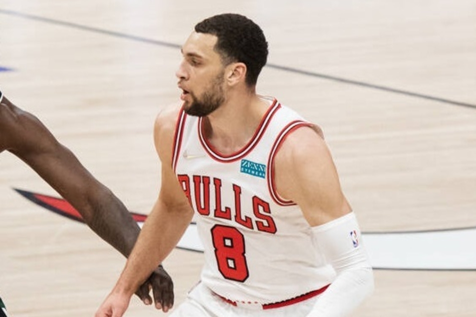 Zach LaVine was missing from Chicago's win over Cleveland with a sore knee but should return well before playoff time.