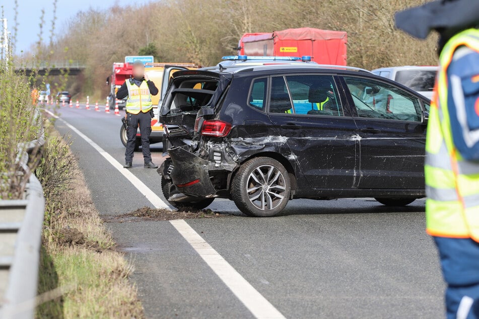Unfall A23: Nach Crash auf der A23: Autobahn teilweise gesperrt