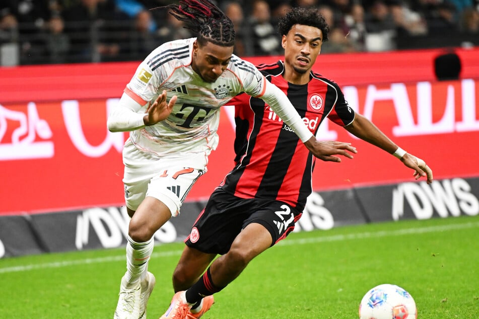 Wechsel im Sommer? Nathaniel Brown (22, r.) von Eintracht Frankfurt soll bei Real Madrid auf dem Wunschzettel stehen.
