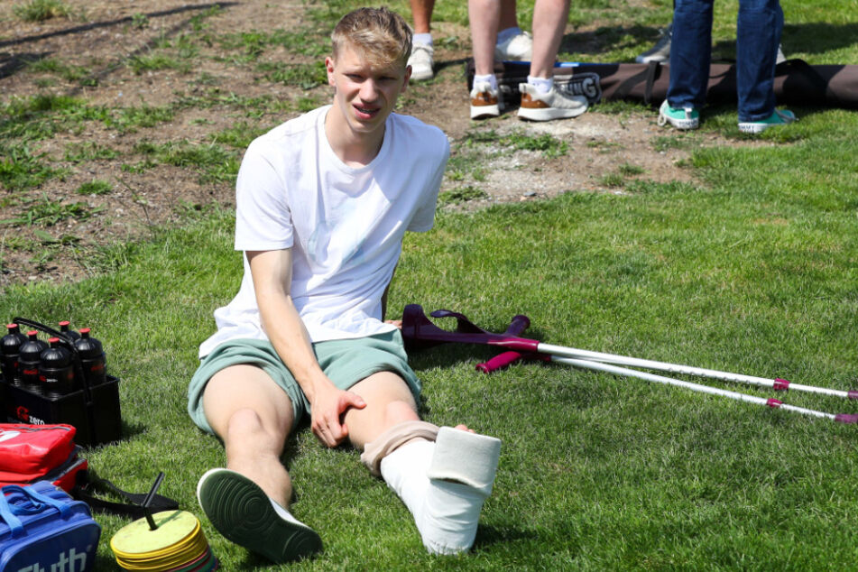 Max Roscher (20) fiel wegen einer schweren Sprunggelenksverletzung über ein Jahr lang aus.