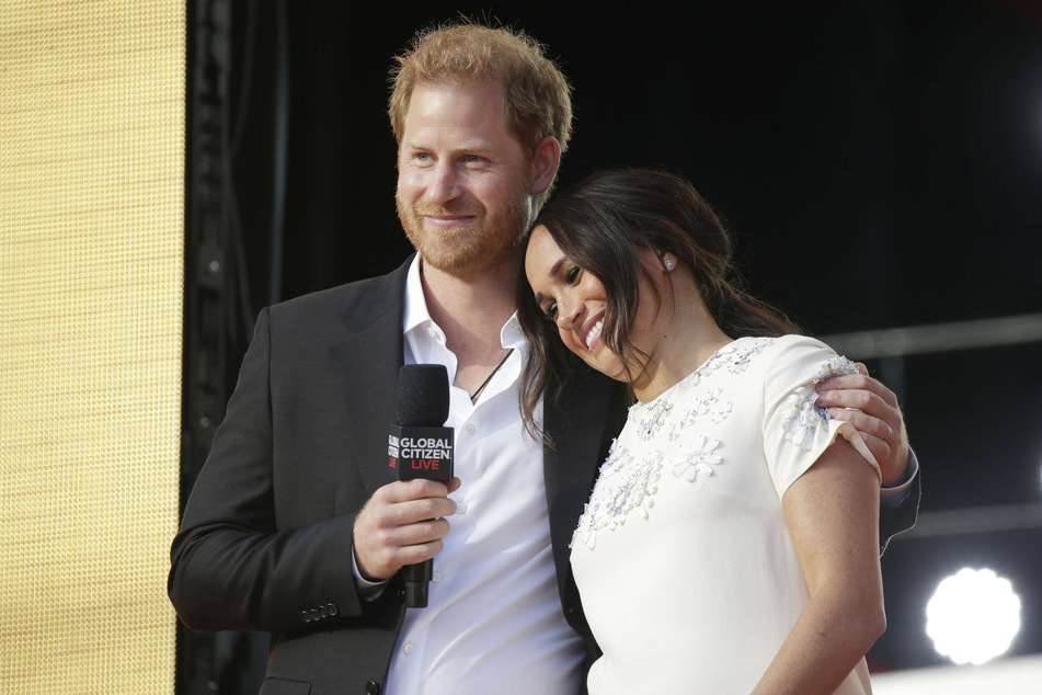 Harry and Meghan spoke at the Global Citizen Live event in New York City.