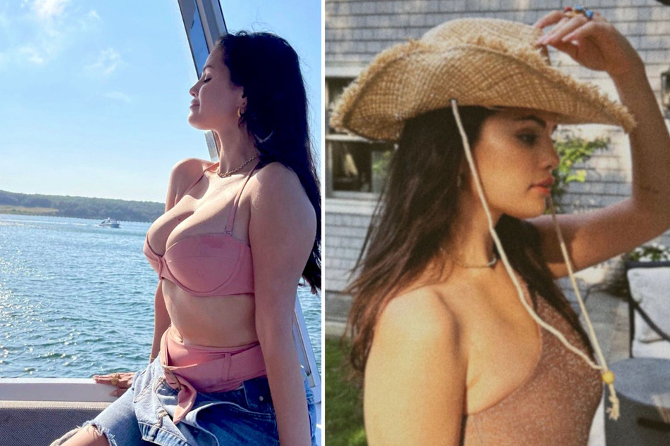 Selena Gomez rocks "coastal cowgirl" style on boating trip with friends