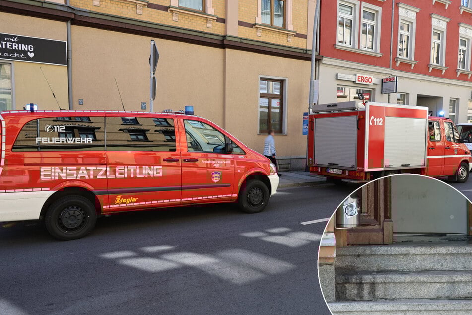 Großeinsätze im Erzgebirge: Buttersäure-Attacke auf Parteibüro und Bierstübel?