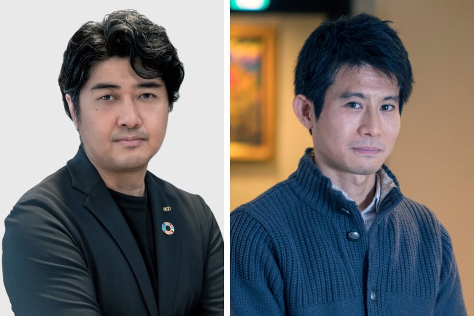 "Nioh 3"-General Producer und Chef von Team Ninja Fumihiko Yasuda (l.) und "Nioh 3"-Producer Kohei Shibata.
