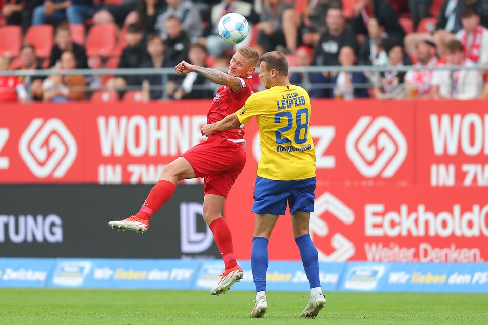 FSV-Spieler Marc-Philipp Zimmermann (35, l.) will auch in Eilenburg auf Torejagd gehen.