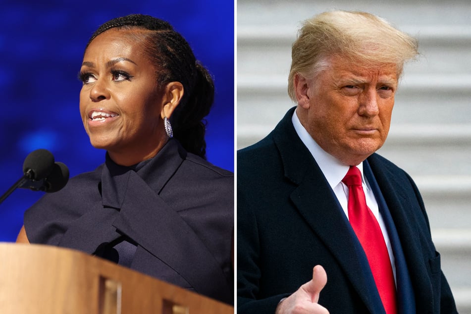 Former First Lady Michelle Obama (l.) will not be in attendance when Donald Trump is sworn in for a second term in the White House on January 20.