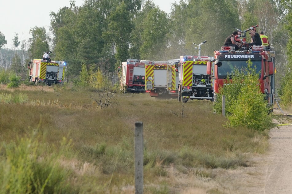 Mehr als 100 Feuerwehrleute sind im Einsatz.