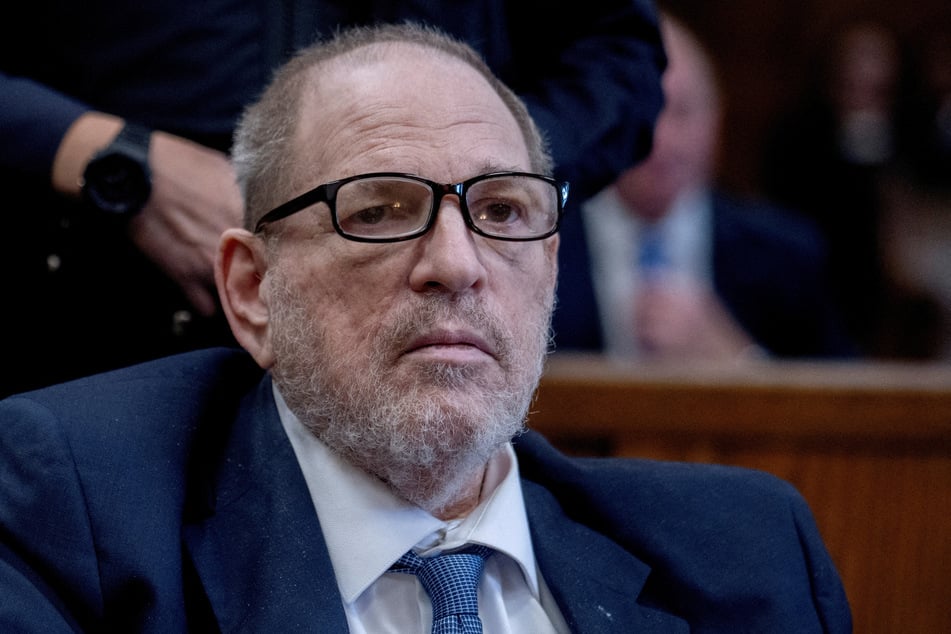 Former film producer Harvey Weinstein appears in court in New York on September 18, 2024.