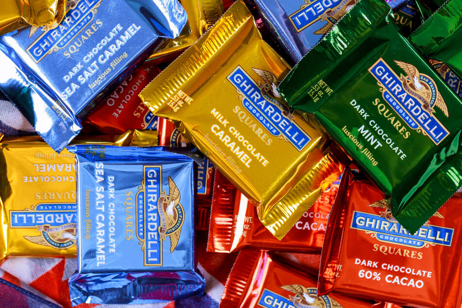 Ghirardelli chocolate squares of all flavors are made by union workers (stock image).