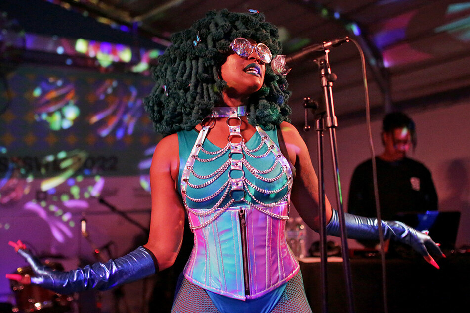 Moonchild Sanelly performs at Swan Dive during SXSW 2022.