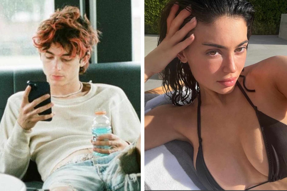 Kylie Jenner (r.) has sparked breakup rumors after excluding boyfriend Timothée Chalamet from her recent Valentine's Day posts.