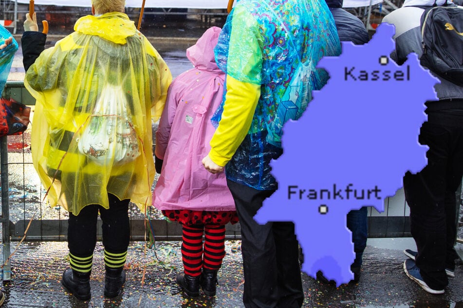 Das Wetter in Hessen ist am Montag alles andere als Narren-freundlich.