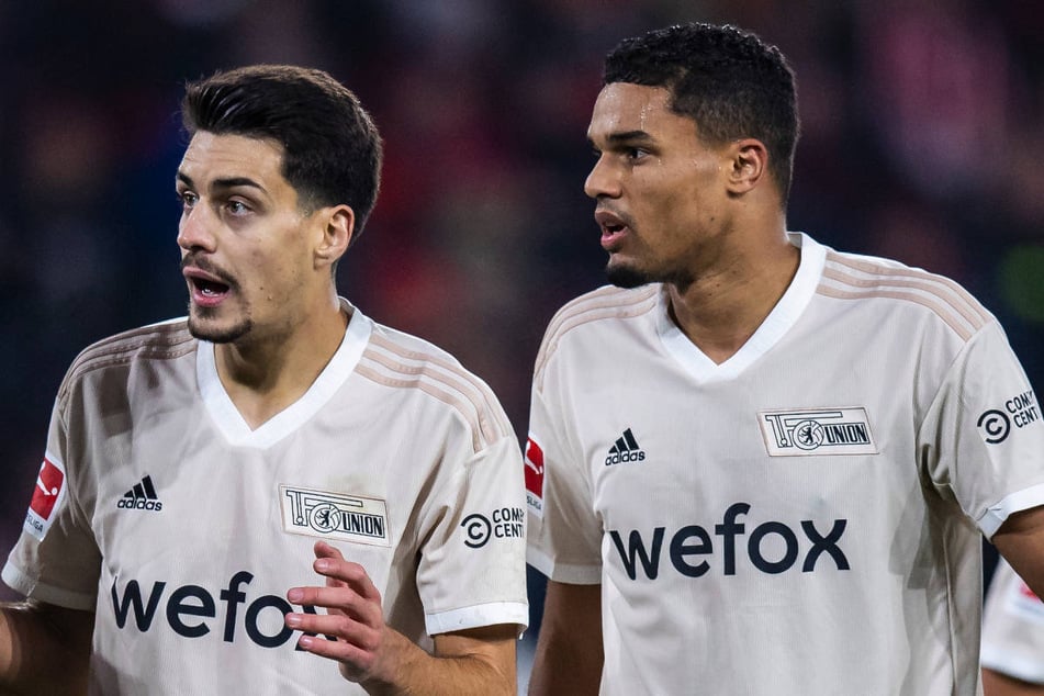 Diogo Leite (26, l.) und Danilho Doekhi (27) bilden bereits seit 2022 ein schlagkräftiges Duo in der Innenverteidigung von Union Berlin.