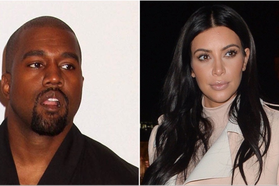 On Sunday, Kanye "Ye" West (l.) released a series of lengthy posts and accused his ex-wife Kim Kardashian (r.) of one-sided parenting.