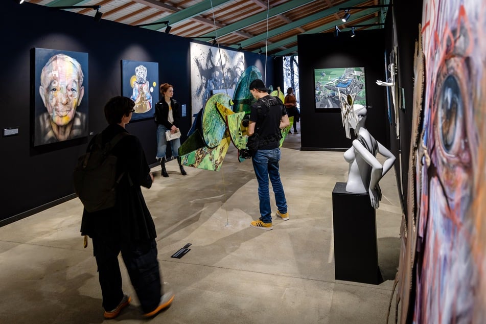 Die Ausstellung "Hallenkunst" zeigt noch bis morgen die Entwicklung von Graffiti und Subway Art.