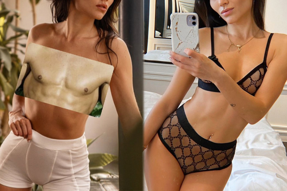 Nackte Frauenbrüste auf Instagram? Dessous-Model klagt an