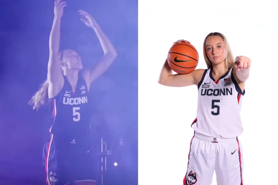 Paige Bueckers made her epic return to the court on Friday at UConn's First Night, where basketball fans erupted at the star hooper's comeback.