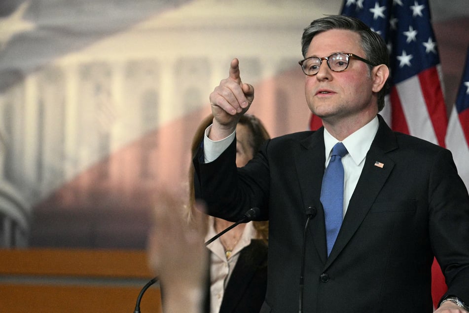 Mike Johnson says Trump administration is in "course-correction mode" after Kristi Noem firing