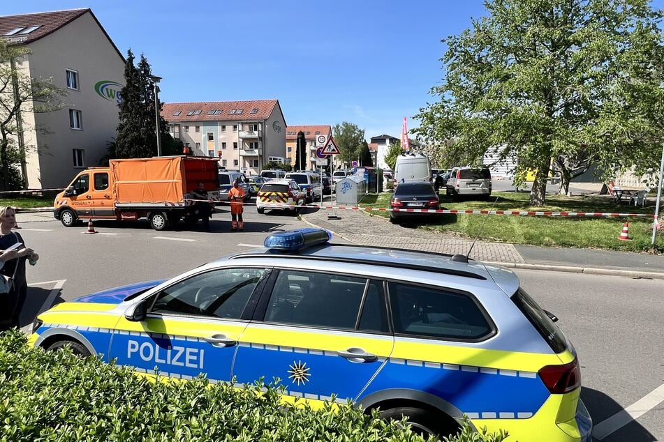 Die Polizei musste infolge eines Amokalarms zu einer Schule nach Heidenau ausrücken.