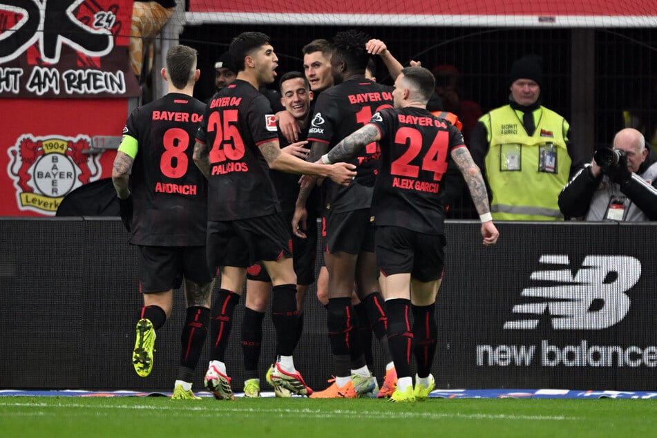 Gleich viermal durfte Bayer 04 Leverkusen gegen den FC St. Pauli jubeln.