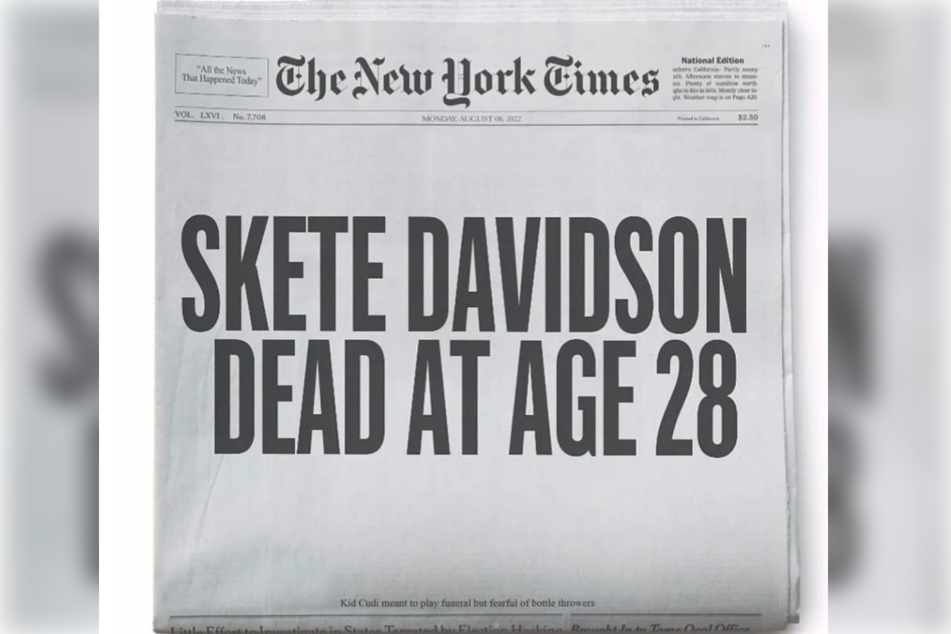 Die Fake-Titelseite der "New York Times" wurde von Kanye schnell wieder gelöscht.