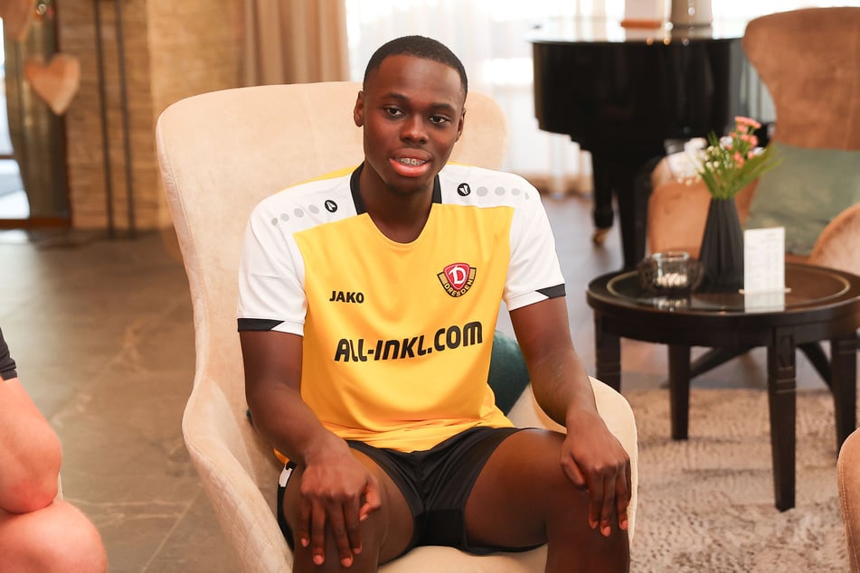Kofi Amoako (20) sprach im Dynamo-Camp unter anderem über seine Leidenschaft für die Musik.
