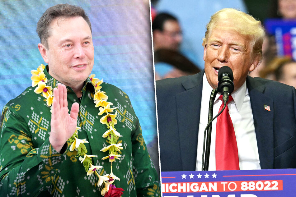 Elon Musk (53, l.) will diese Nacht Donald Trump (78) interviewen.