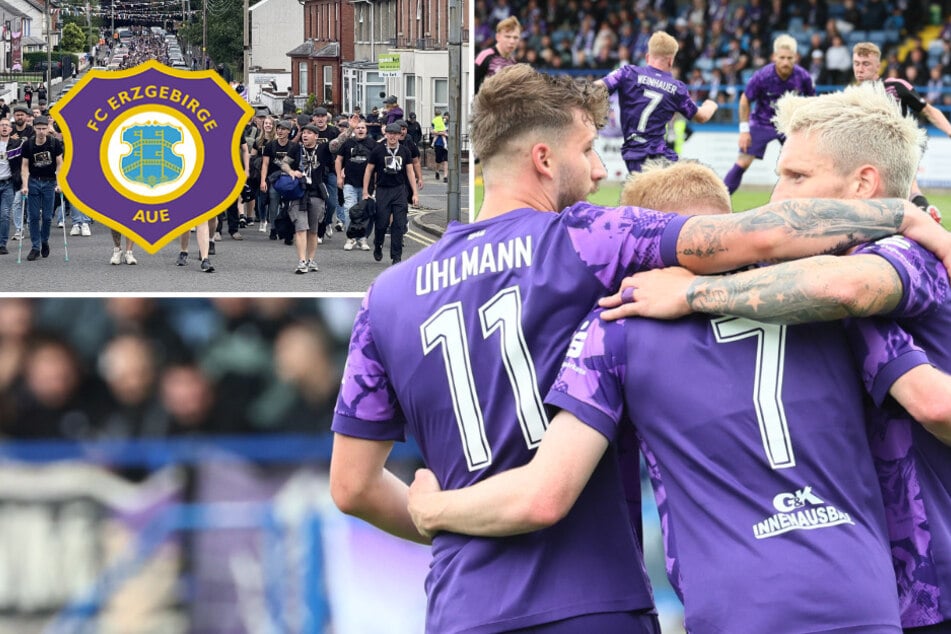 Fan-Invasion und Weinhauer-Doppelpack: So lief Aues Europapokal-Nachholer