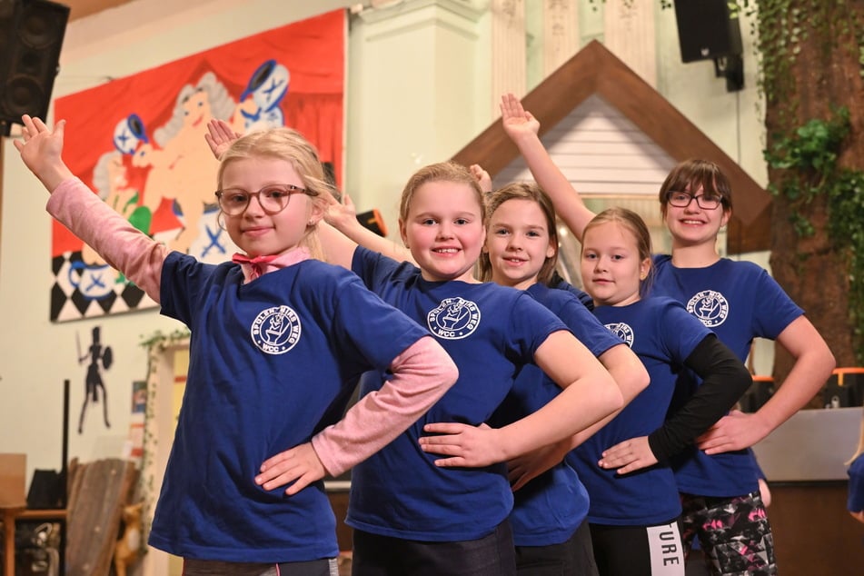 Die Kinder der WCC-Funkengarde beim Training.