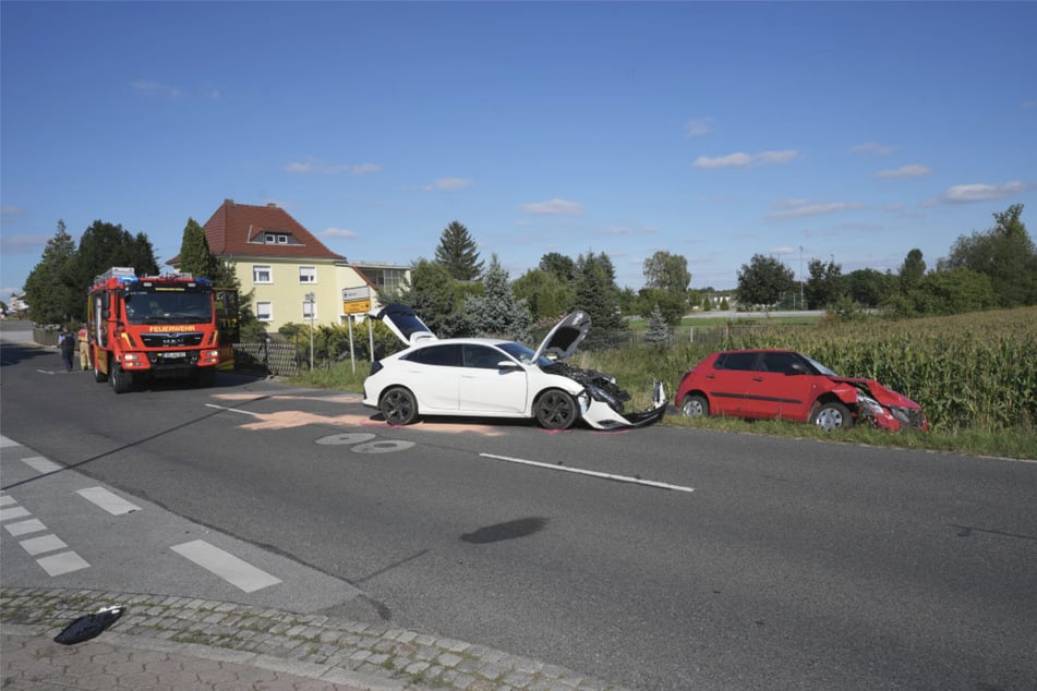 Der Unfall auf der Wilthener Straße in Bautzen führte zu einer Vollsperrung.