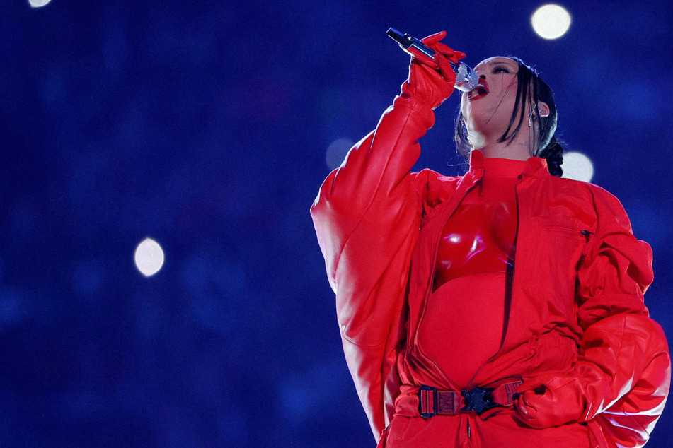 Rihanna drops baby bombshell during Super Bowl halftime show