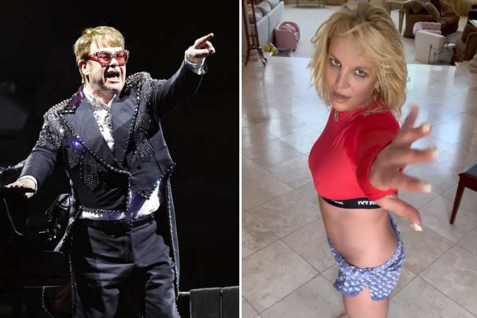 Elton John and Britney Spears are working on a collaboration!