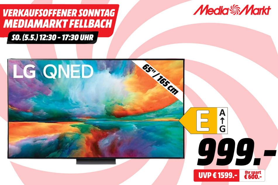 65-Zoll LG-Fernseher für 999 statt 1.599 Euro.