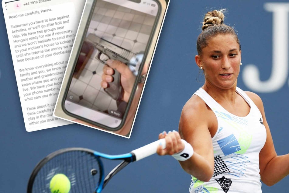 Waffen-Bilder und persönliche Familien-Infos: Tennis-Star vor Spiel auf WhatsApp erpresst